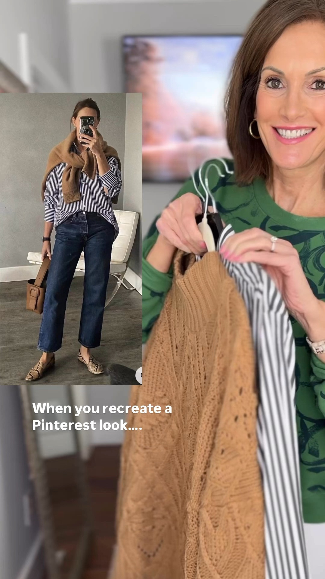 Pinterest inspired style

Striped shirt- L (medium would work for me too! The large is a bit big) 
Jeans -29
Sweater - M

Bracelet Discount - anniek20

I linked similar sweaters as my color is sold out and I linked similar affordable jeans and striped shirt  


Travel style 
Casual style 
Travel style
Weekend style 

#LTKWatchNow #LTKStyleTip #LTKTravel