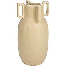 Bloomingville Modern Stoneware, Sand Finish, Cream Vase, Ivory | Amazon (US)