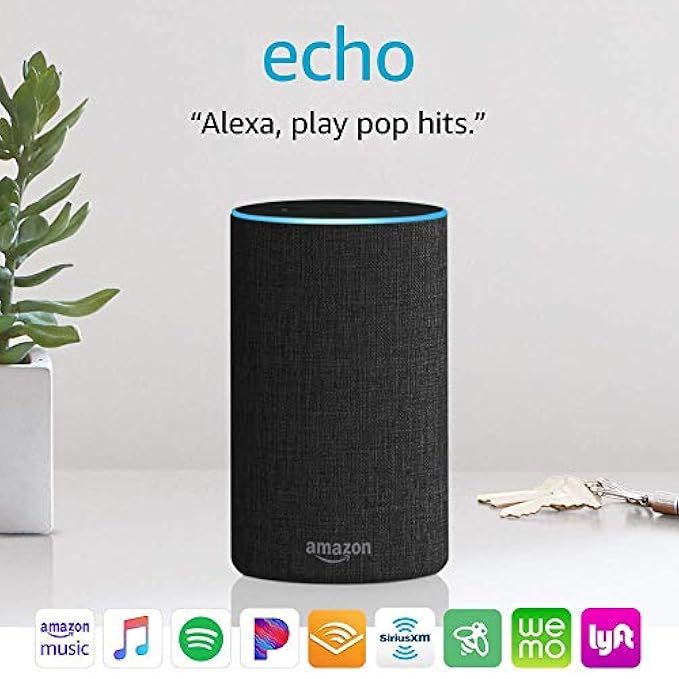 Echo (2nd Generation) - Smart speaker with Alexa - Charcoal Fabric | Amazon (US)
