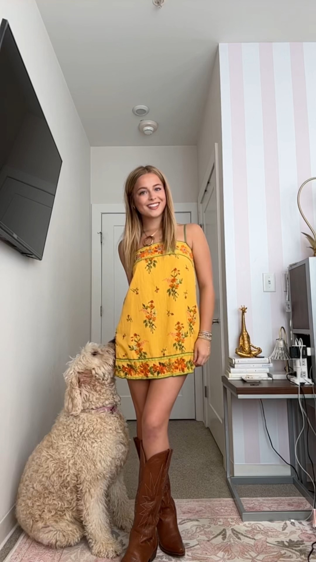 Getting ready for formal chapter!!

#LTKSeasonal #LTKShoeCrush #LTKStyleTip