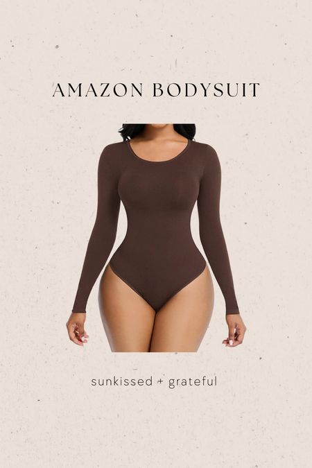 Just ordered this amazon bodysuit (similar to skims) and am so excited! It’s body contouring and comes in multiple colors!

#LTKsalealert #LTKcurves #LTKunder50