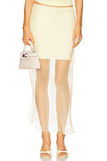Line & Dot x REVOLVE Denman Midi Skirt in Light Yellow from Revolve.com | Revolve Clothing (Global)