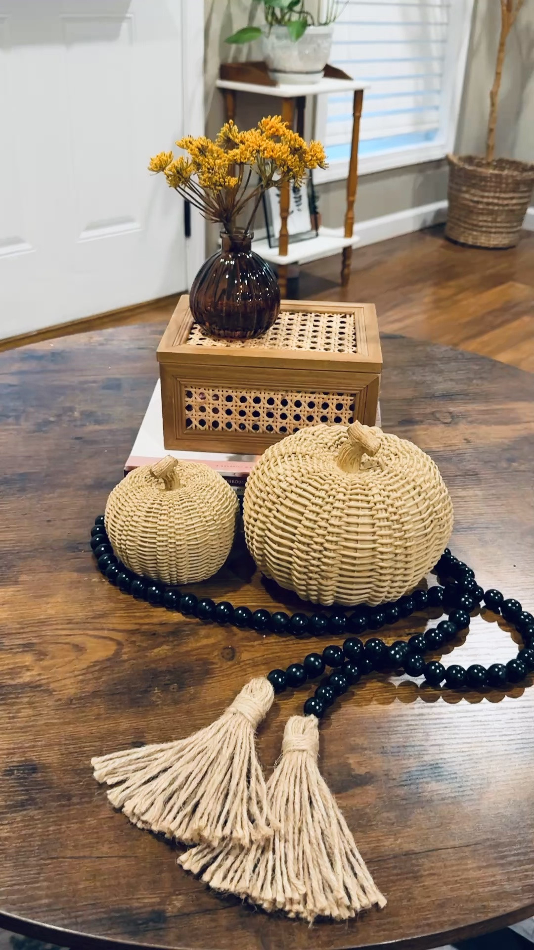 Snagged this set of two whicker-looking pumpkins & now I HAVE to decorate for fall! 

 