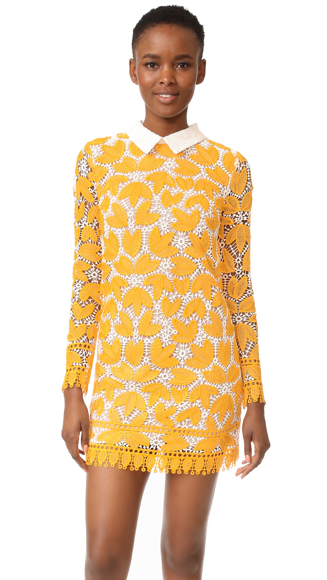 Long Sleeve All Over Lace Dress | Shopbop