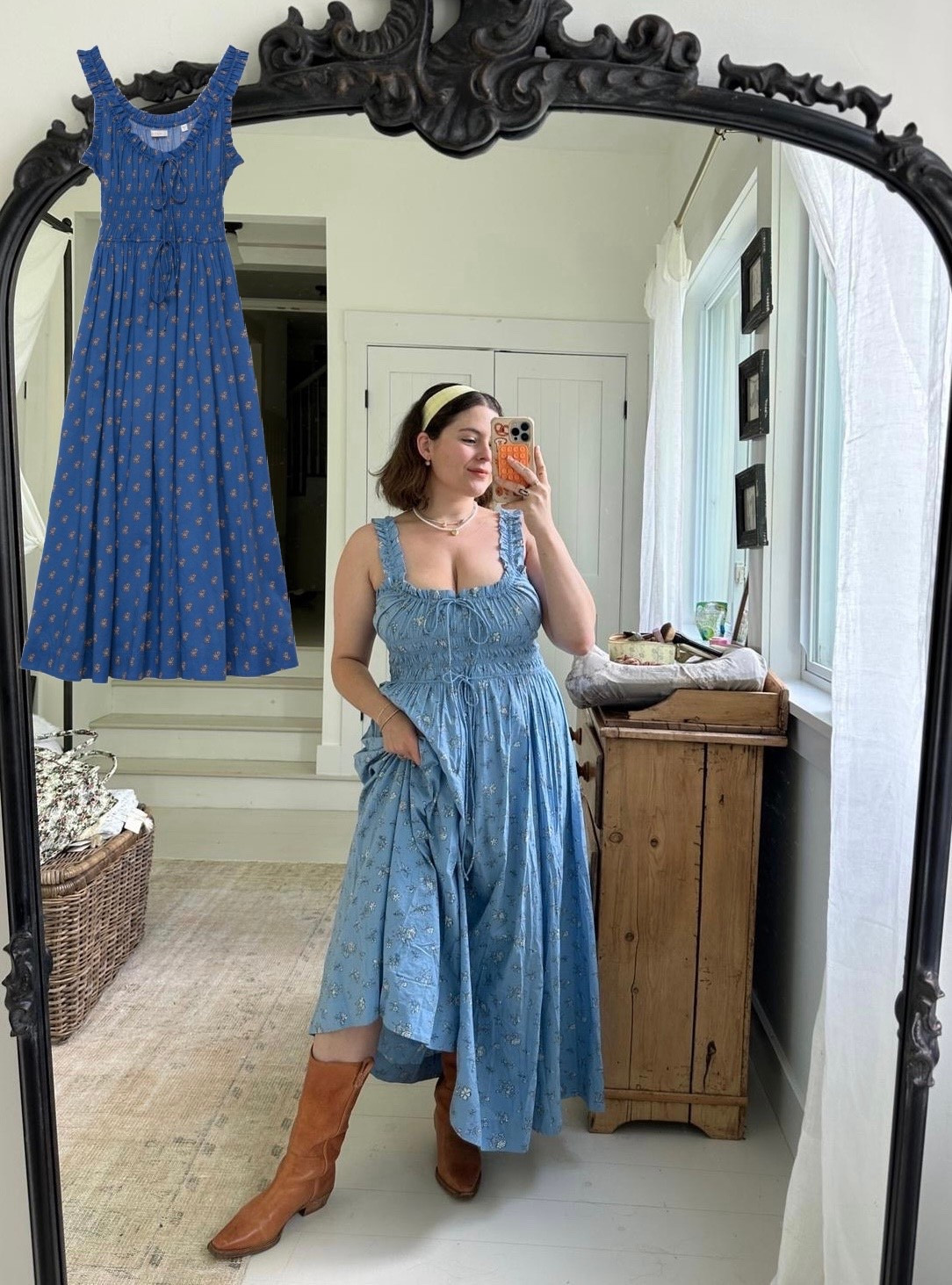 Doen emmaretta dress available in a new print wearing size L

#LTKSeasonal #LTKMidsize #LTKmomlife