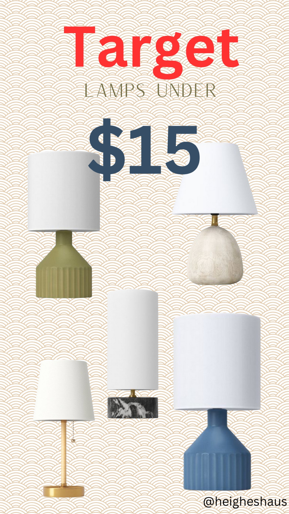 Target has so many cute lamps under $15 right now!

#LTKHome #LTKSaleAlert