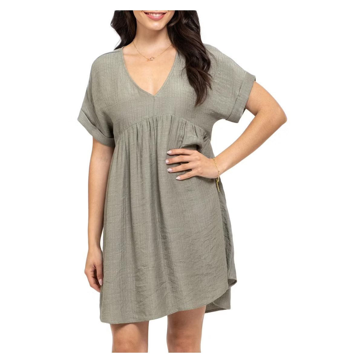 August Sky Women's Empire Waist Mini Dress | Target