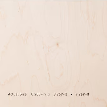 SkyPly 1/4-in x 4-ft x 8-ft Maple Sanded Plywood | Lowe's