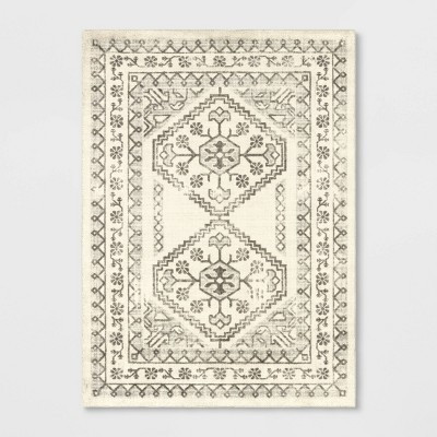 Distressed Persian Accent Rug Cream - Threshold™ | Target