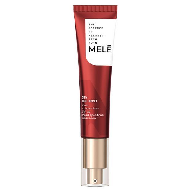 MELE Dew The Most Sheer Facial Moisturizer with SPF 30 Sunscreen for Melanin Rich Skin - 1 fl oz | Target