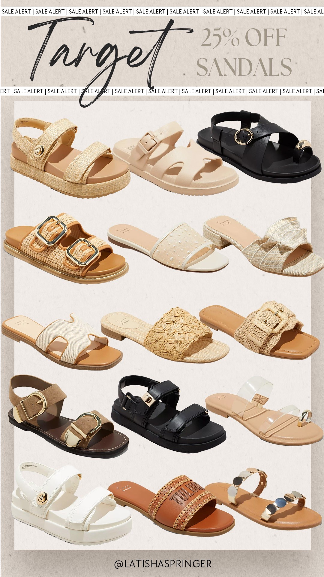 25% off Target sandals!

#targetfashion

Target fashion. Target deals. Target spring sandals. Target neutral spring sandals  

#LTKSeasonal #LTKShoeCrush #LTKSaleAlert