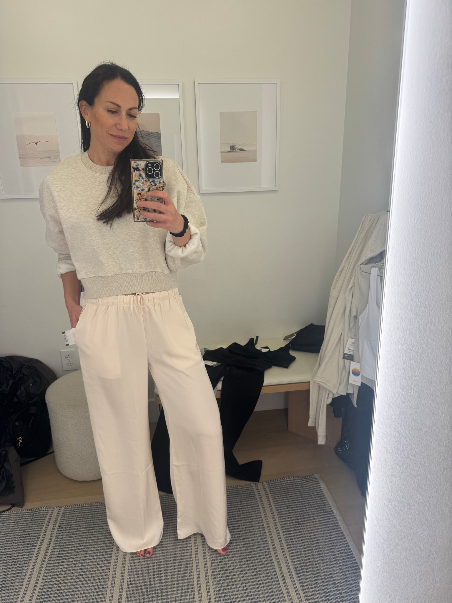 Obsessed with the casual but elevated look perfect for cozy nights in celebrating the holidays with friends and family.

I sized up to a large in the pants and the top for a more oversized look— remember that I’m tall (5’10”)



#LTKHoliday #LTKSeasonal #LTKdayinmylife