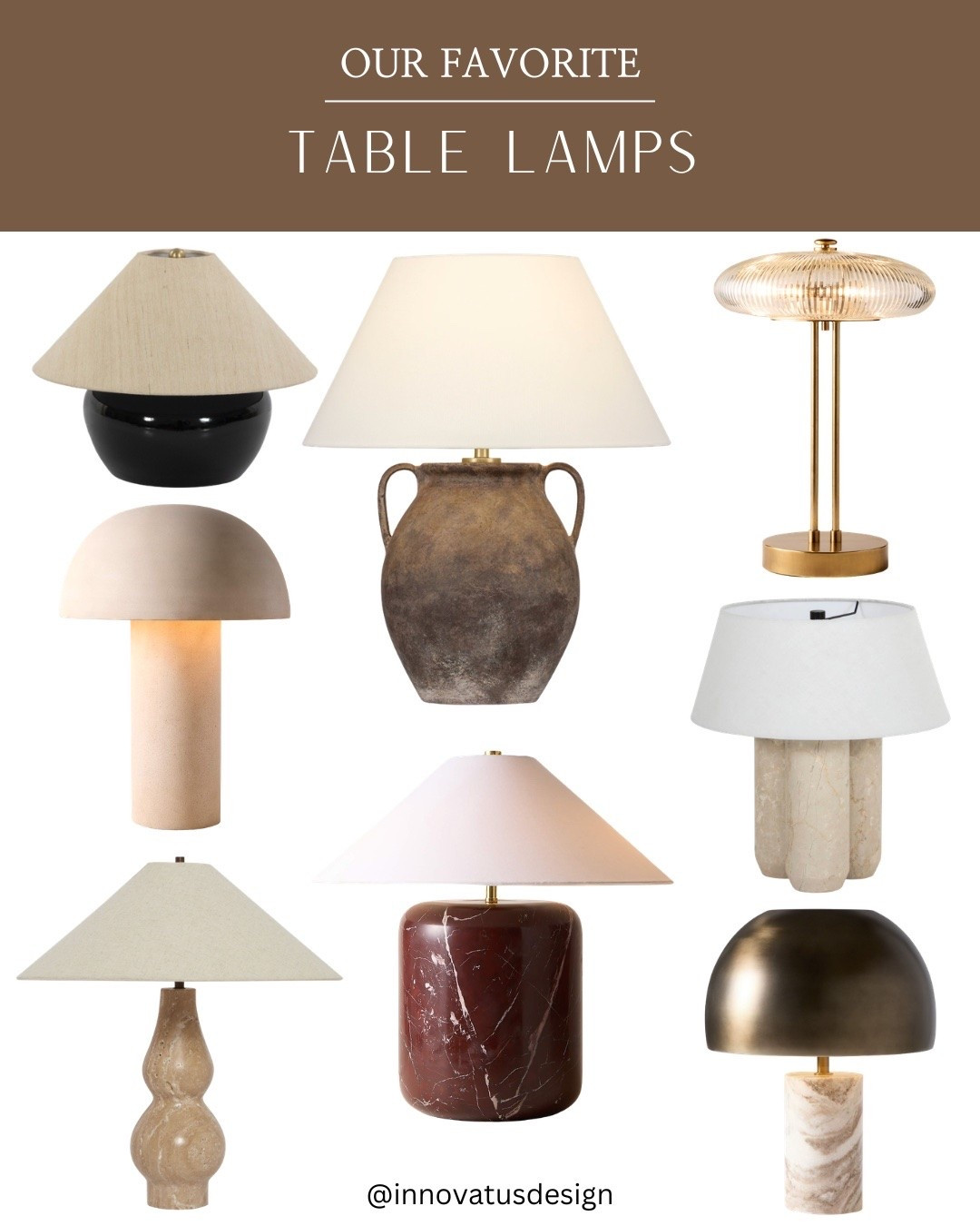 With Fall right around the corner, it’s time to think about creating that warm ambient glow at home! Cozy season is almost here and the perfect table lamp could be all you need to give your space a Fall refresh. Here are some of our favorite table lamps right now!

#LTKhome #LTKfamily #LTKautumn