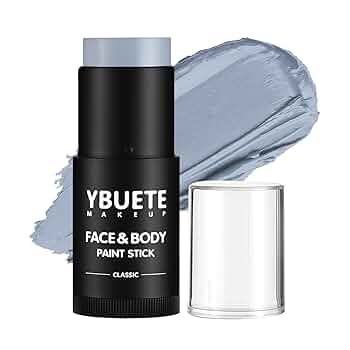 Grey Face Body Painting Stick, Professional Grey Full-coverage Cream Face Paint for Halloween SFX... | Amazon (US)