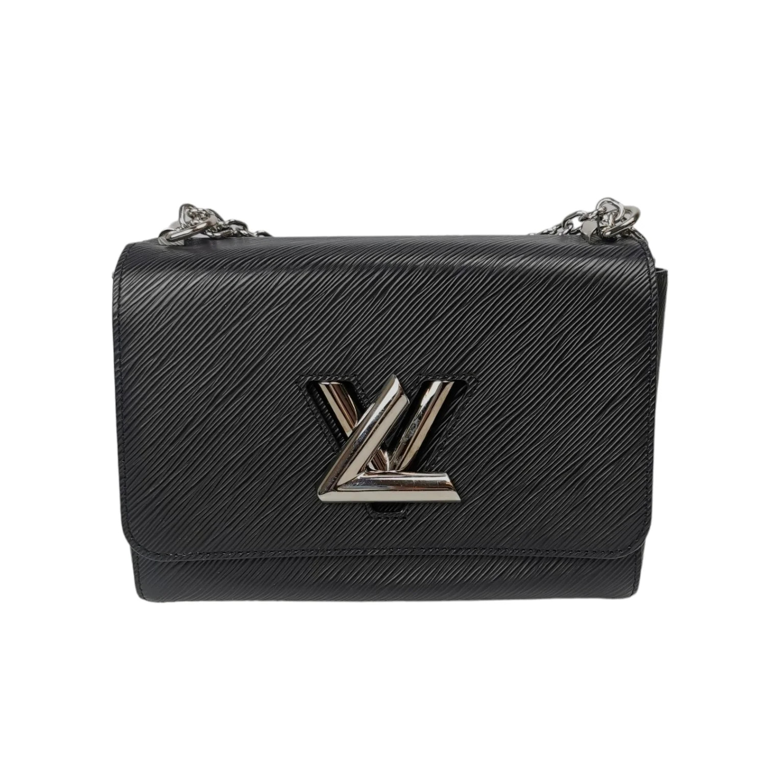 Louis Vuitton Twist MM Black Epi Silver | Shop Simon