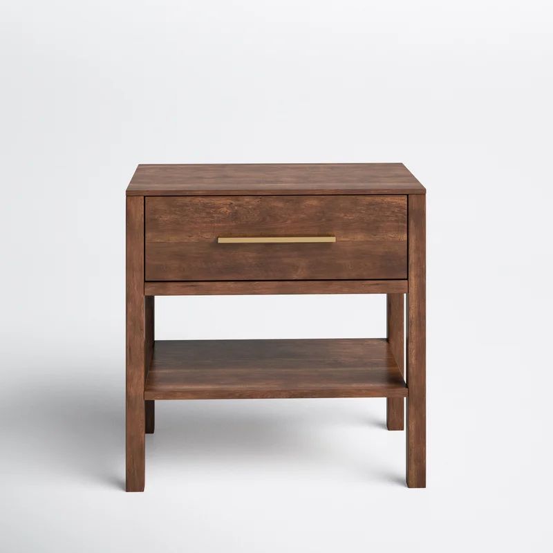 Dennard 1 - Drawer Solid Wood Nightstand | Wayfair North America