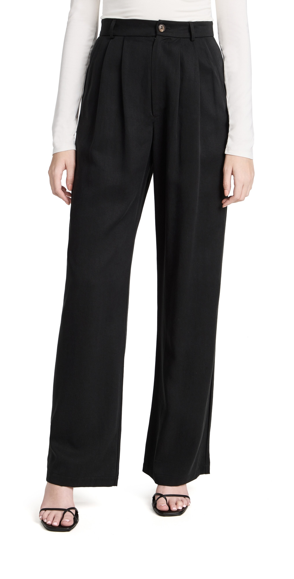 Reformation Mason Pant Black 2 | Shopbop