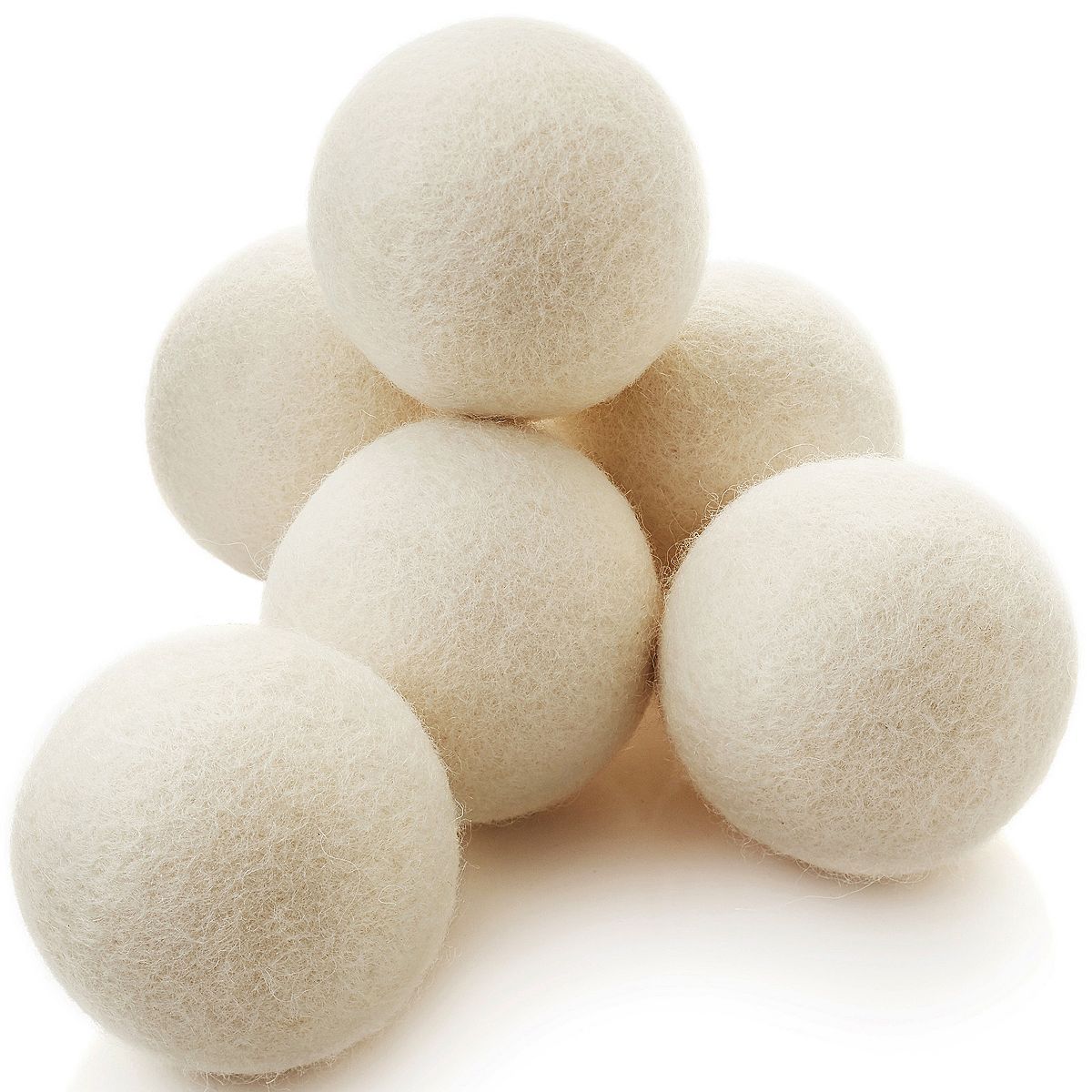 Casafield Wool Dryer Balls (Set of 6), 100% New Zealand Wool, Extra Large Organic Dryer Balls | Target