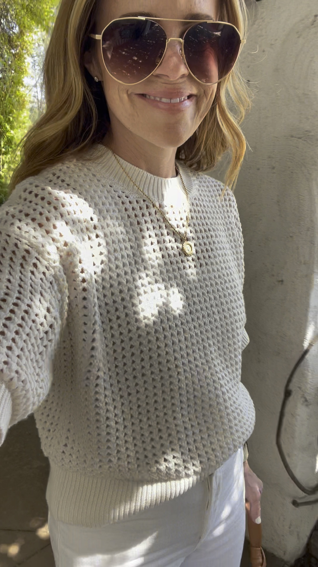 Loving this all white look!! 

Top is TTS, I’m in a small 

I sized up 1 size in the denim, I’m in a 26 

Sandals are TTS 

#LTKSeasonal #LTKfindsunder100 #LTKover40