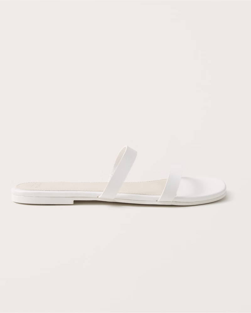 Double Strap Slide Sandals | Abercrombie & Fitch (US)