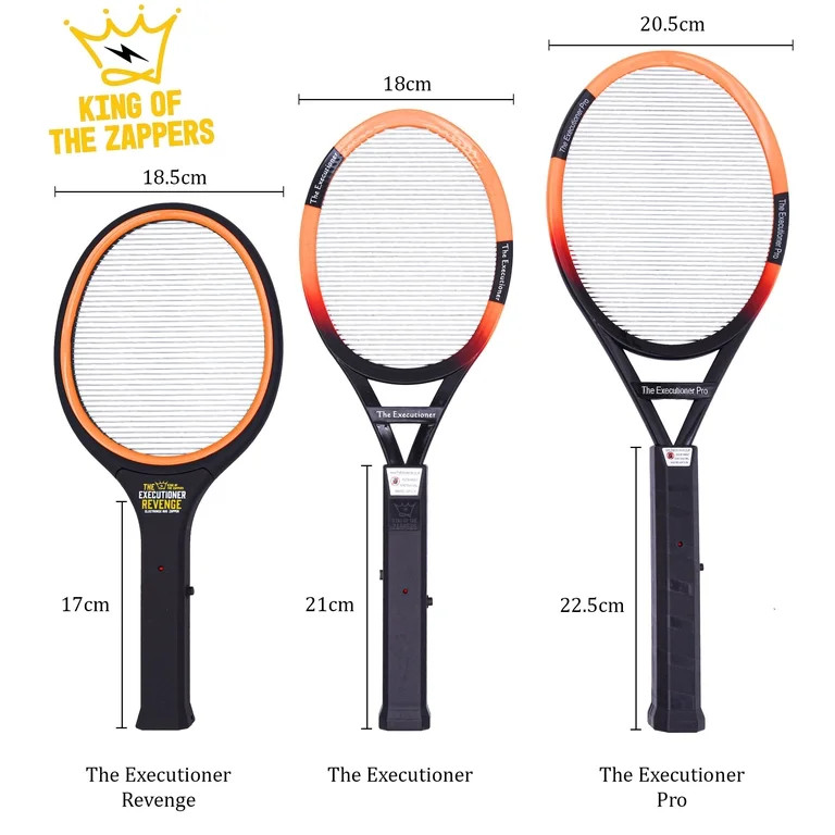 The Executioner Pro Fly Swatter Racket Mosquito Bug Zapper 55cm Long | Walmart (US)