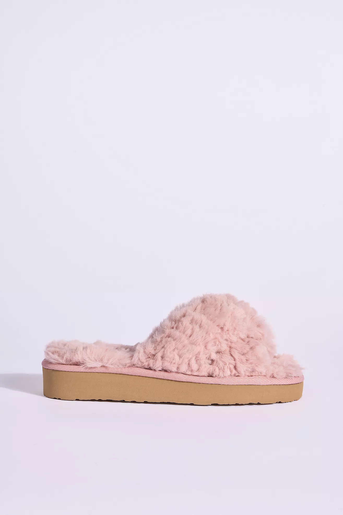 Minnetonka Teddy Crossband Slide Slippers | Anthropologie (US)
