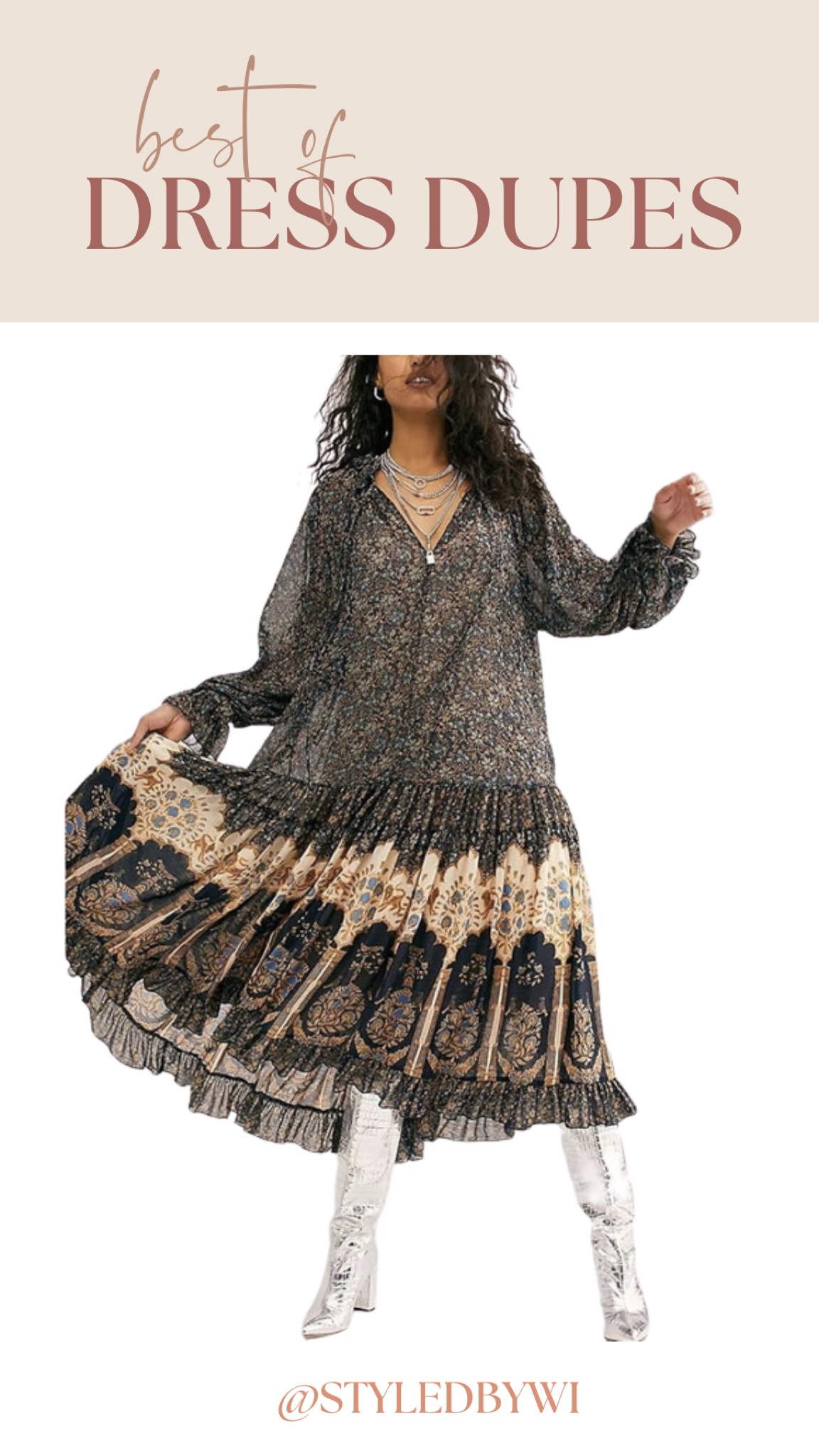 Free People dress dupe for fall