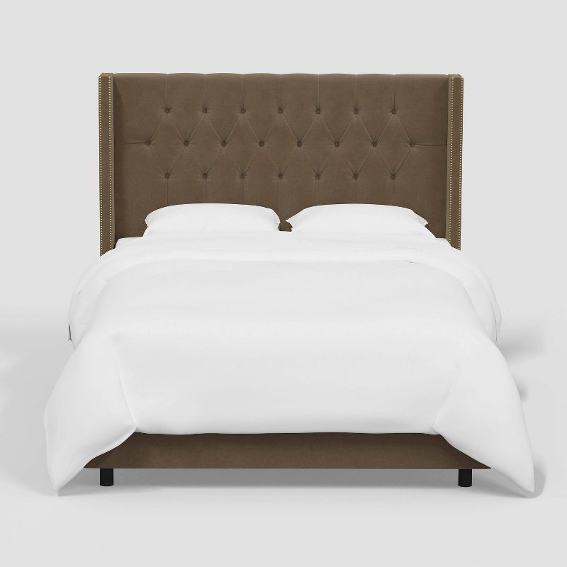 Louis Wingback Bed in Luxe Velvet - Threshold™ | Target