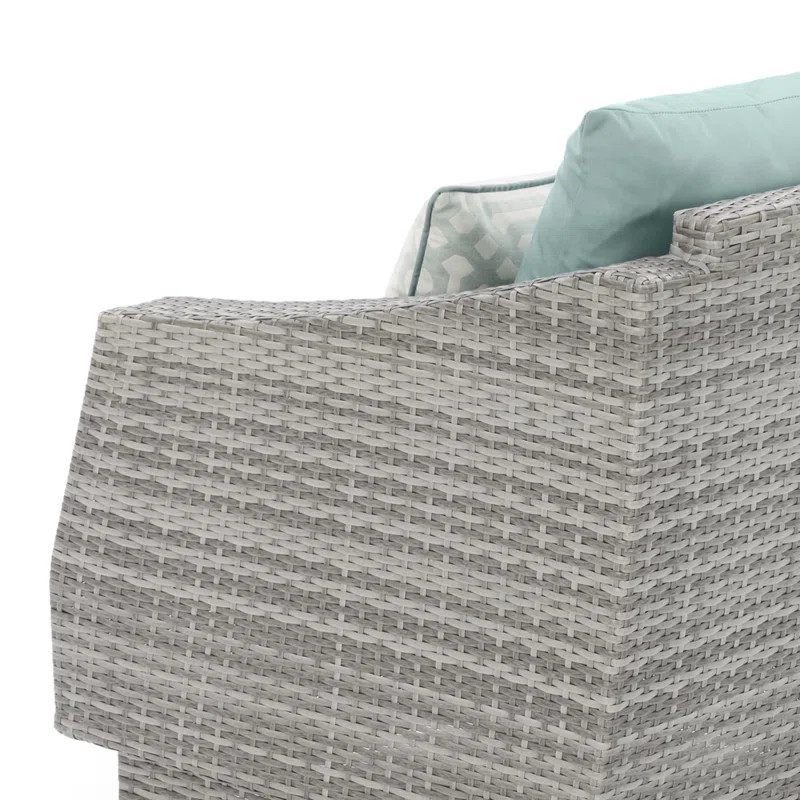 Castelli High-Density Polyethylene (HDPE) Wicker 5 - Person Seating Group with Sunbrella Cushions | Wayfair North America