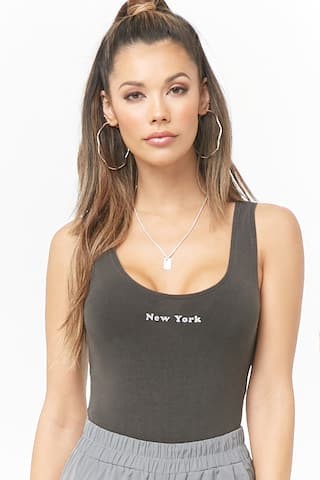 New York Graphic Bodysuit | Forever 21 (US)