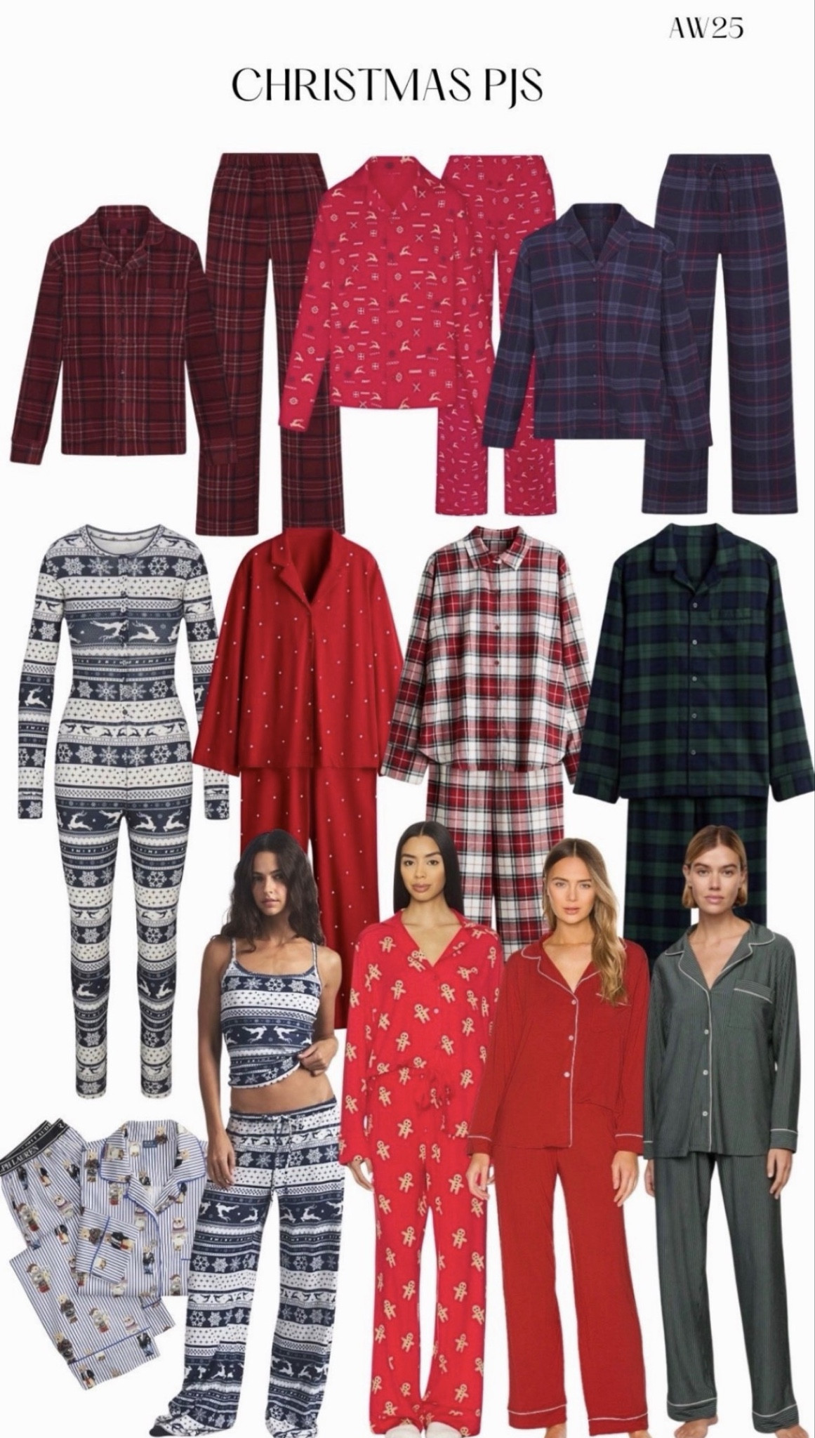Shop Christmas PJs! Plaid, satin, striped, patterned, and solid Christmas colors. Makes a great gift for your loved ones or for yourself! 
#pjs #pajamas #christmas #holiday #gift #giftguide #forher #revolve #skims #gap #h&m 
 

#LTKGiftGuide #LTKHoliday #LTKSeasonal #LTKSeasonal #LTKFindsUnder50 #LTKFindsUnder100