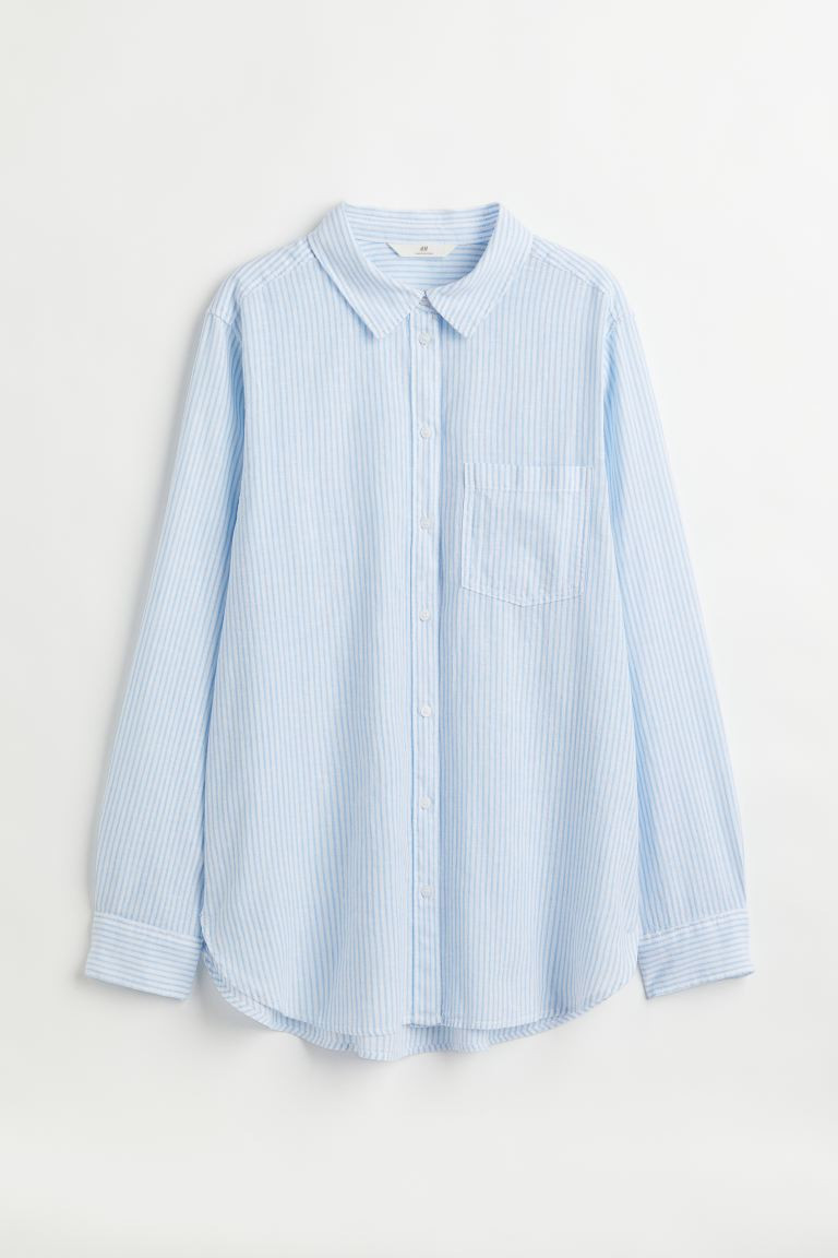 Camisa en mezcla de lino | H&M (FR, IT, ES, PT, BE)