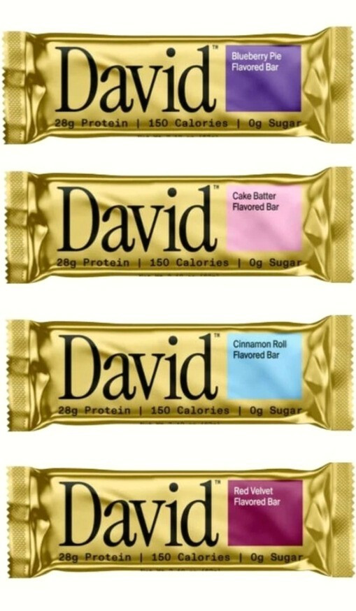 David High Protein Bars - Sugar Free Protein Bars, Gluten Free - 8 Pack | eBay US