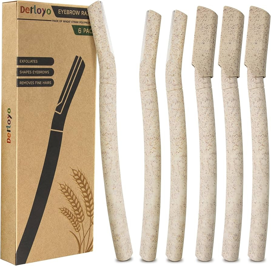6-Pack Eyebrow Razor for Women | Dermaplane Facial Razor for Face | Hair Trimmer Face Razor for B... | Amazon (US)