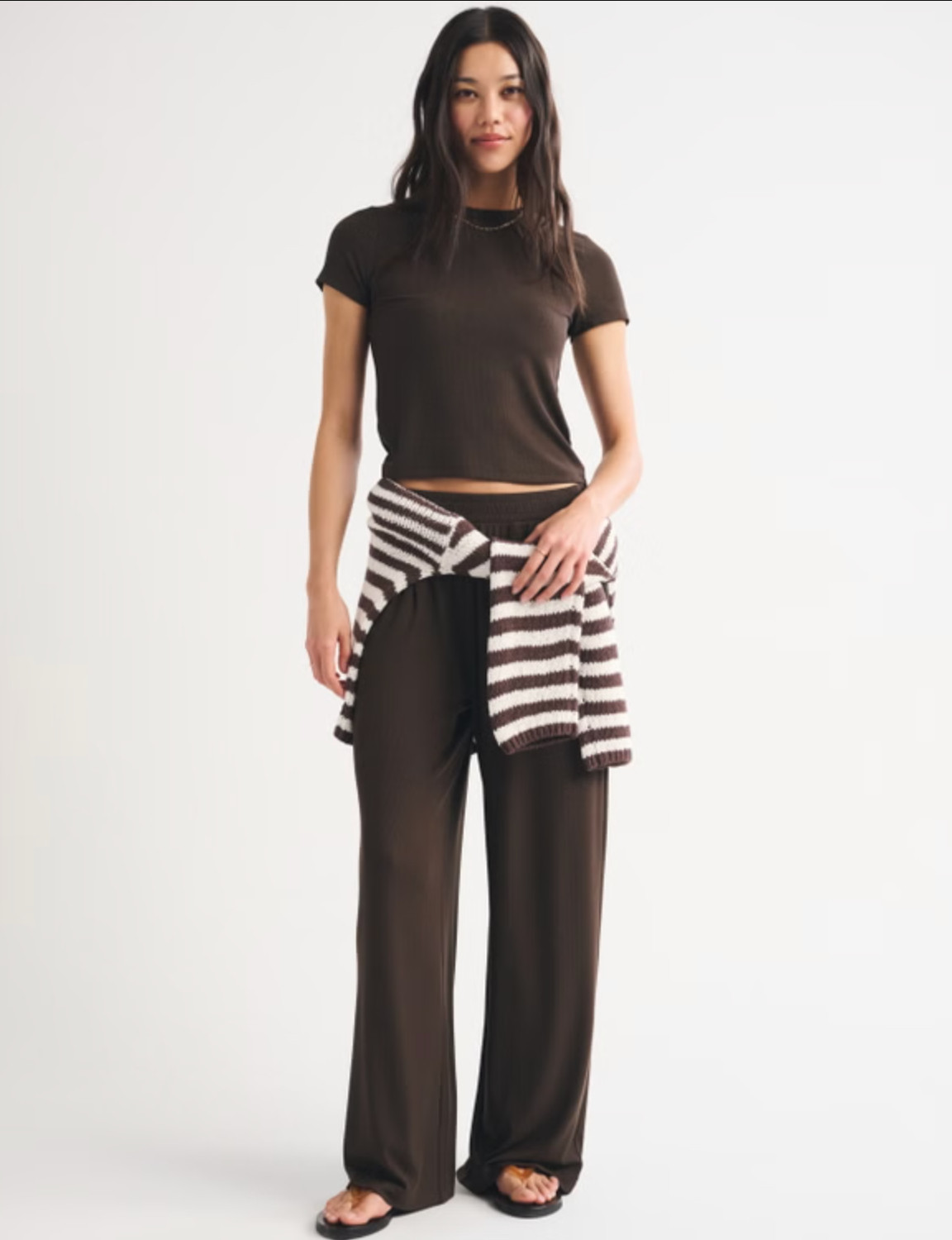 Cozy set you’ll live in 🤍 The Abercrombie Lounge Rib Baby Tee + matching shorts and pants set is made from their lightweight softAF rib fabric and fits so flattering. I love the slim-fit baby tee with the classic crew neckline paired with both the comfy shorts and pants — perfect for lounging, sleep, or easy everyday wear ✨ 

 #LTKgrwm #LTKootd #LTKTravel