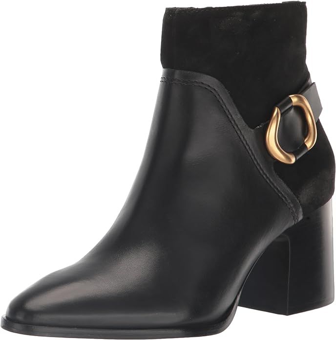 Vince Camuto Women's Evelanna Stacked Heel Bootie Ankle Boot | Amazon (US)