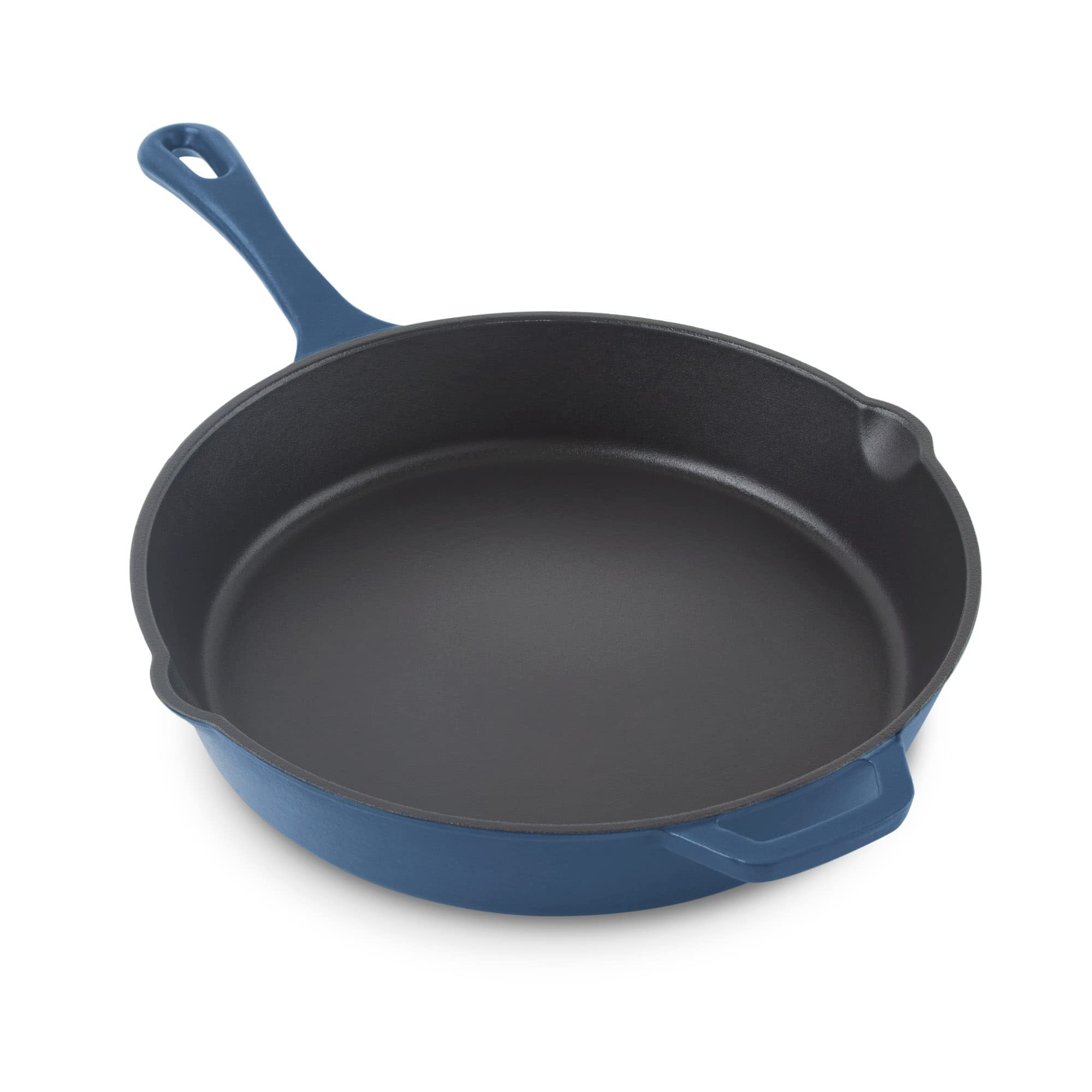 Zakarian by Dash 11 Inch Nonstick Cast Iron Skillet, Titanium Ceramic Coated Frying Pan, Blue | Amazon (US)