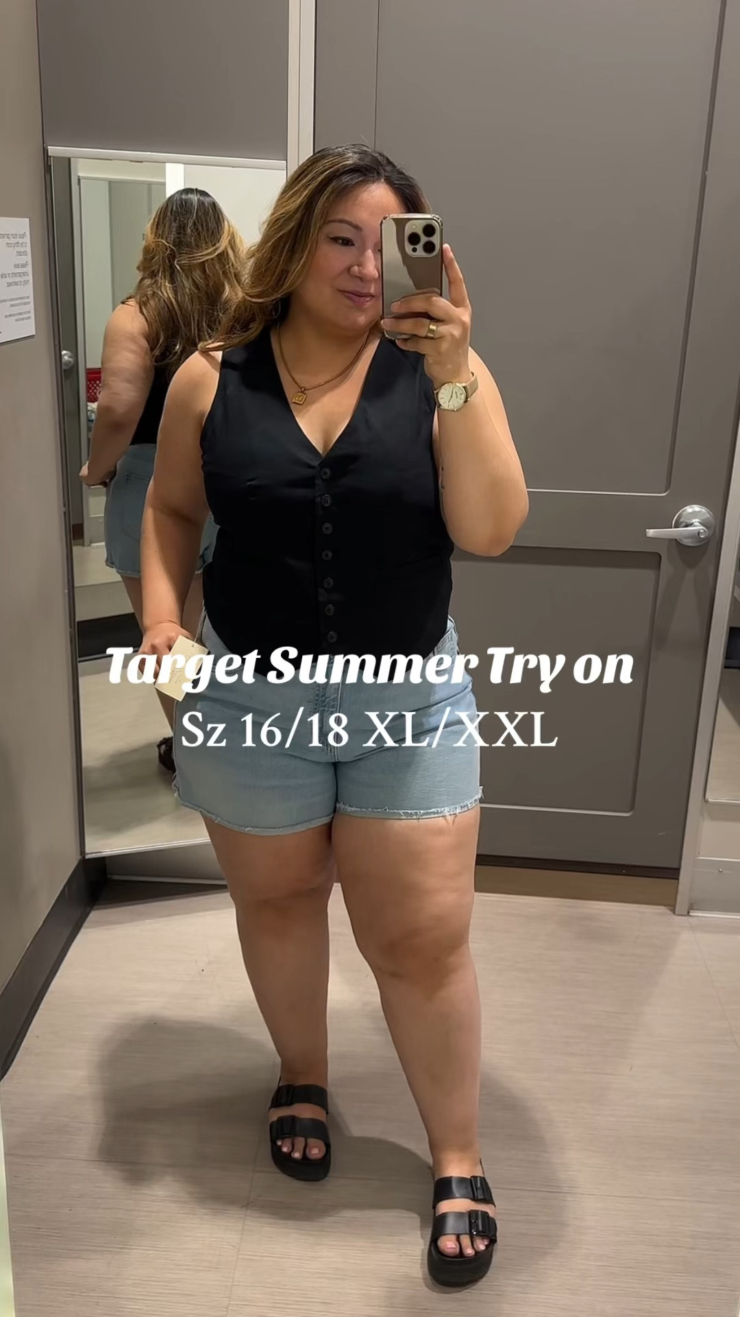 Vest Sz L
Jean shorts sz 17
Blue dress sz XXL
Crochet top sz xl
Crochet shorts xxl
Brown dress xxl