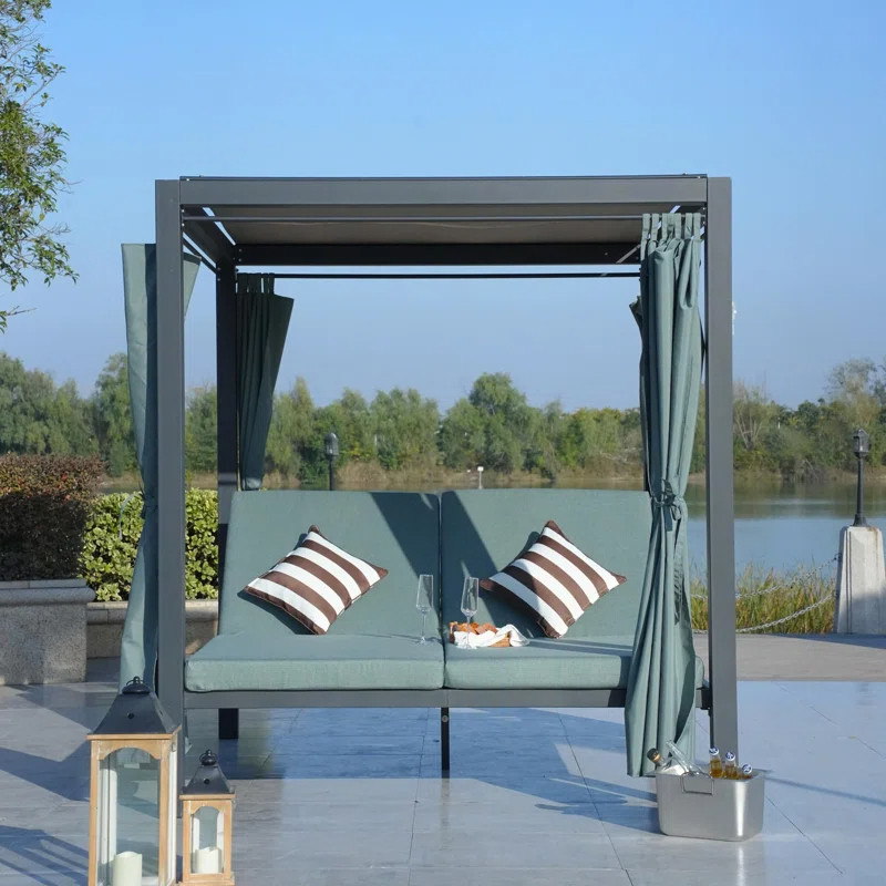 These patio daybeds are such a simple way to make your backyard feel more elevated and styled 😌✨ they bring that polished, designer look without feeling overcomplicated. I love how they create a dedicated space for relaxing, which makes your outdoor area feel more intentional. Add a few small decor pieces and suddenly everything looks put together. It’s perfect if you want a clean, minimal, but still cozy vibe. Honestly, it’s one of the best outdoor upgrades you can make 🤍
#MinimalHome #OutdoorDecor #PatioInspo #BackyardAesthetic #HomeStyle #LTKHome #OutdoorLivingSpace #PatioDesign 

 #LTKSeasonal #LTKHome #LTKSaleAlert