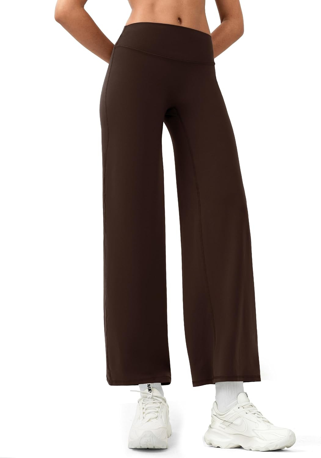 Colorfulkoala Women's Dreamlux No Front Seam Wide Leg Pants 29.5"/31.5" | Amazon (US)