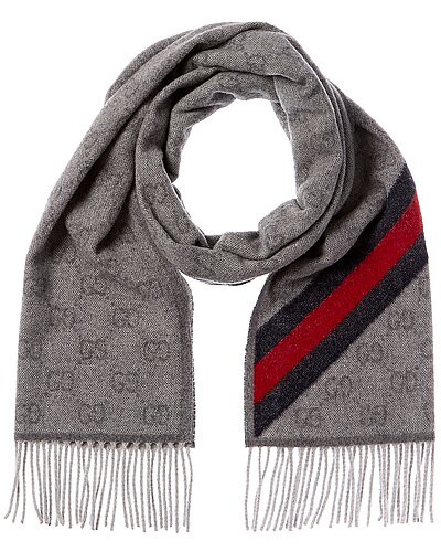 GG Web Nikky Wool Scarf | Rue La La