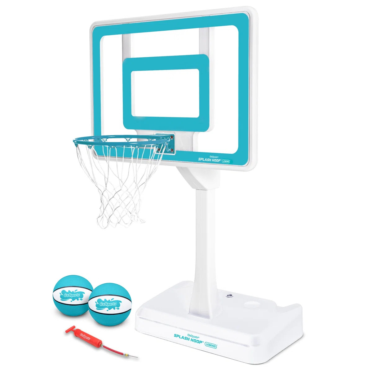 GoSports Splash Hoop LEGEND Pool Basketball Hoop Game with Water Weighted Base, Adjustable Height... | Wayfair North America