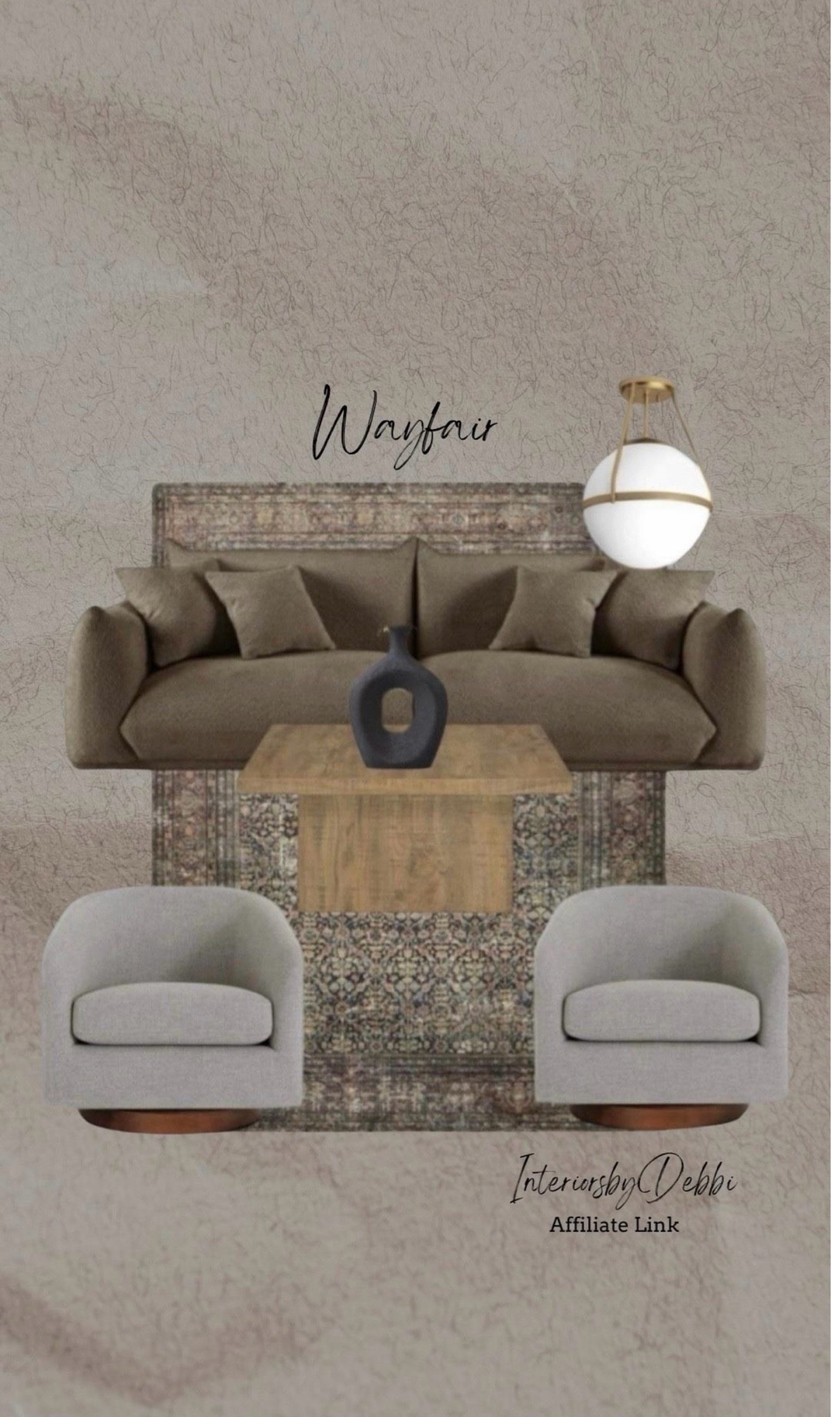 Wayfair Finds
Area rug, brown sofa, accent chairs, coffee table, transitional home, modern decor, amazon find, amazon home, target home decor, mcgee and co, studio mcgee, amazon must have, pottery barn, Walmart finds, affordable decor, home styling, budget friendly, accessories, neutral decor, home finds, new arrival, coming soon, sale alert, high end look for less, Amazon favorites, Target finds, cozy, modern, earthy, transitional, luxe, romantic, home decor, budget friendly decor, Amazon decor #wayfair

#LTKSeasonal #LTKHome

Comment SHOP below to receive a DM with the link to this post on my LTK ⬇ https://liketk.it/6ot36