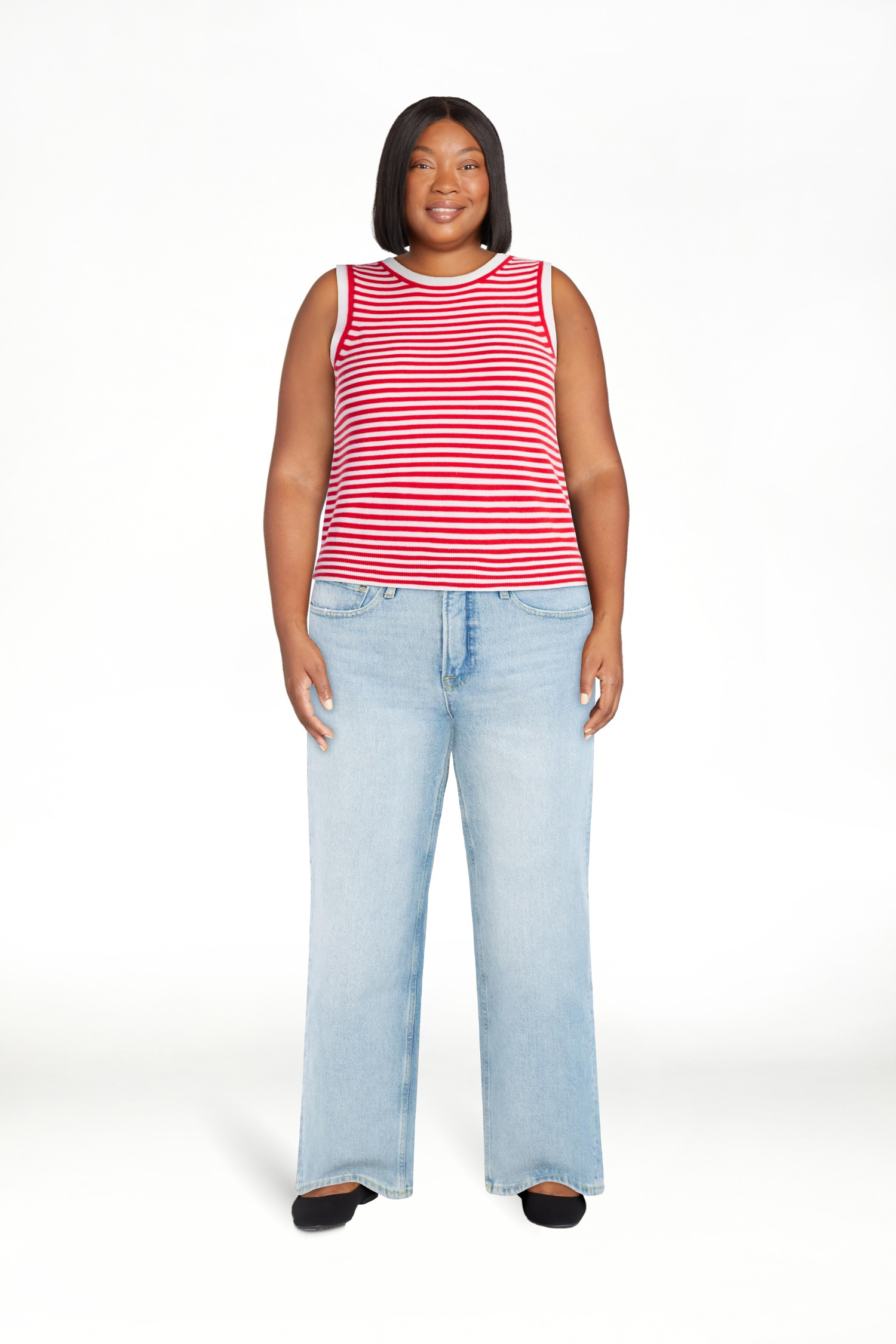 Free Assembly Women's Cozy Yarn Sleeveless Sweater Shell, Sizes XS-XXL | Walmart (US)