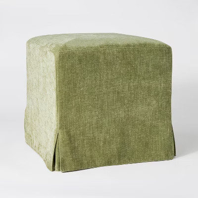 Lynwood Slipcover Cube Ottoman - Threshold™ designed with Studio McGee | Target