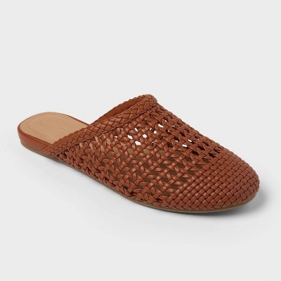 Women’s Rosaline Flats with Memory Foam Insole - Universal Thread™ Cognac 9.5 | Target
