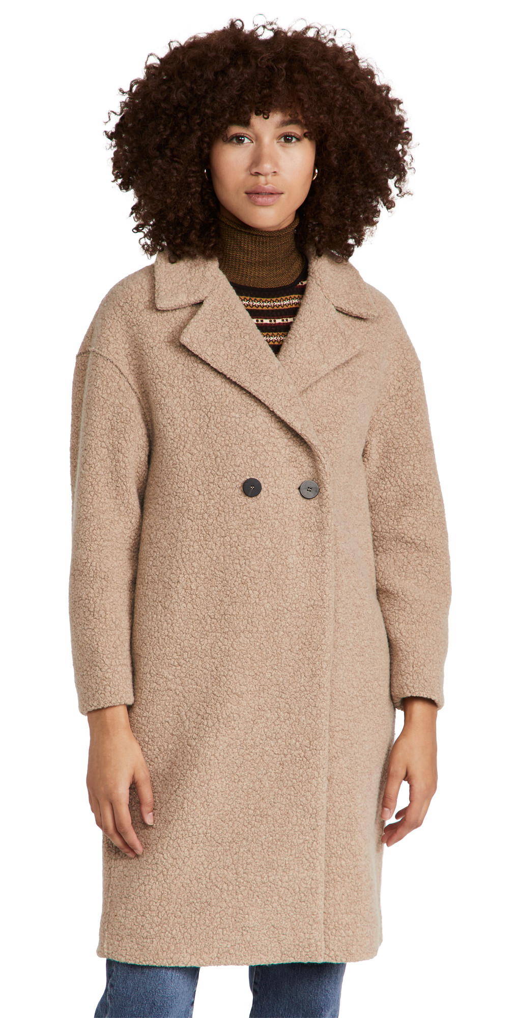Dropped Shoulder Teddy Coat | Shopbop