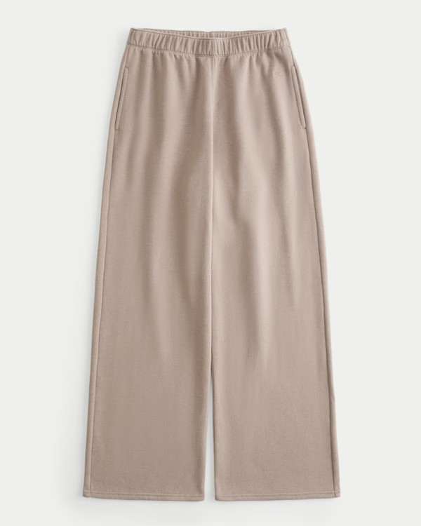 Hollister Feel Good Fleece Wide-Leg Pants | Hollister (US)