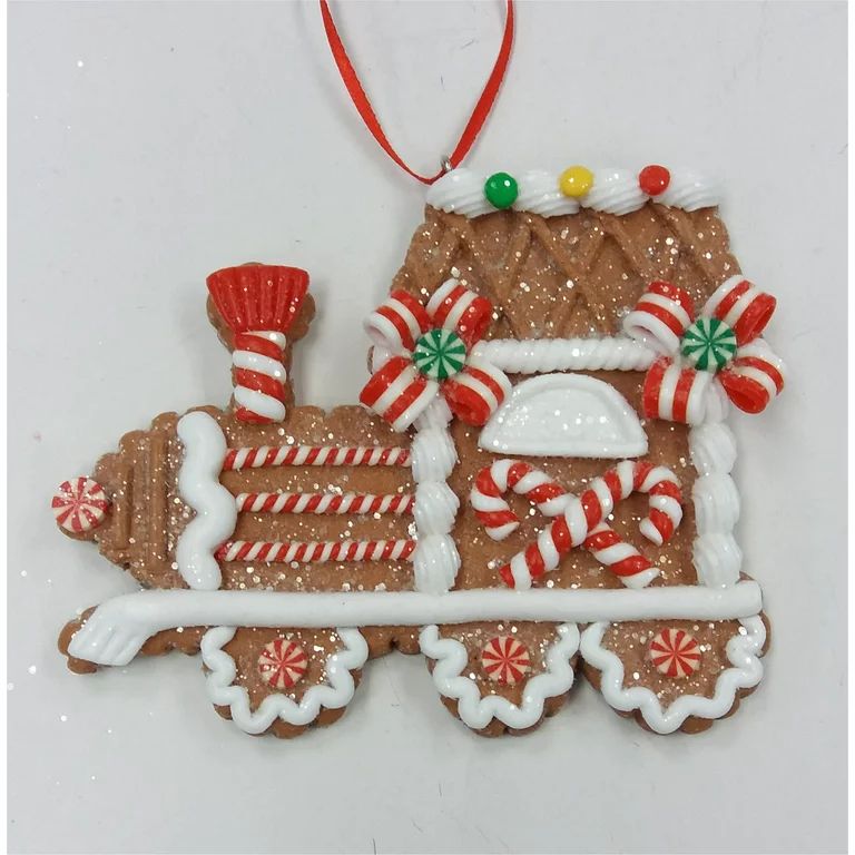 Holiday Time Gingerbread Train Ornament, 3.5" | Walmart (US)
