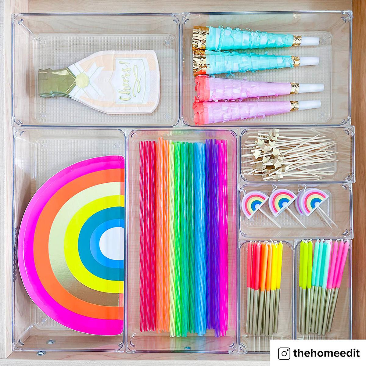 The Everything Drawer Organizer Clear | The Container Store